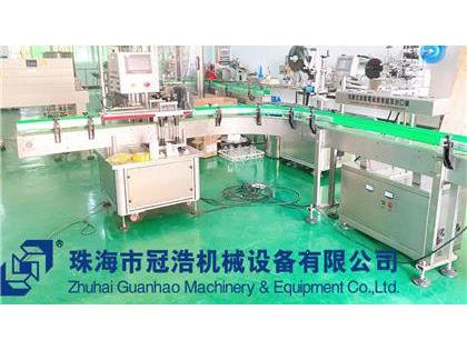旋蓋機，鋁箔封口機，貼標機，噴碼機，整套生產(chǎn)線(xiàn)已完成生產(chǎn)送貨至客戶(hù)公司